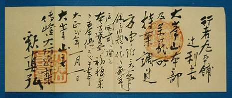 「行者丸」製剤の製造・販売許可　再発行2