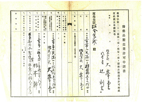 Ominedo Co., Ltd. established, medicine manufacturing license and medicine marketing license
obtained